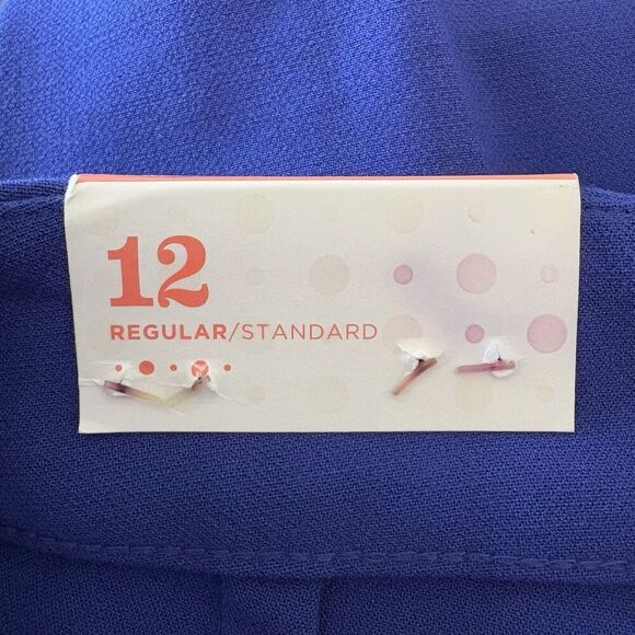 NWT Old Navy‎ Ultra Violet Harper Mid-Rise Pants Womens Size 12 (1772) - Picture 4 of 6